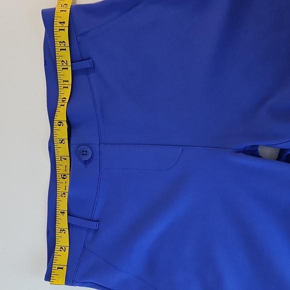 Betabrand Classic Dress Yoga Pants Womens MP Royal Blue  Straight Leg Pull-on - Picture 9 of 9